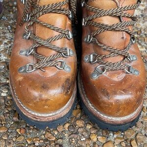 Irish Setter Brown Leather Hiking Boots Vintage